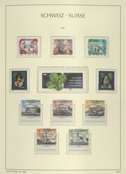 SCHWEIZ - 1946/2008, reichhaltige gest. Sammlung in zwei ...