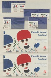 GRÖNLAND - sehr schöne Sammlung postfr. bzw. gest. parallel ...