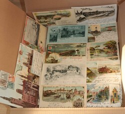 DANZIG - schöne Partie von 78 alten Ansichtskarten mit dekorativen ...