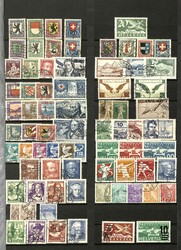 SCHWEIZ - 1900/2021, umfangreiche gest. Sammlung im großen dicken ...