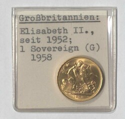 Grossbritannien, Partie von fünf Goldmünzen bestehend aus 1/2 ...