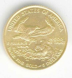 USA, schöne Kollektion von fünf Goldmünzen bestehend aus 5 Dollar ...