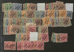 DEUTSCHE POST IN MAROKKO - interessante Partie auf Einsteckkarten mit ...