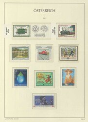 ÖSTERREICH - 1960/2001, komplette postfr. Sammlung in zwei ...