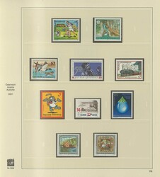 ÖSTERREICH - 1966/2001, komplette postfr. Sammlung in drei ...