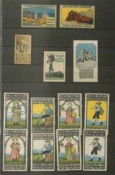 VIGNETTEN/WERBEMARKEN - interessanter Bestand Vignetten bzw. ...