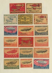 JAPAN/STREICHHOLZETIKETTEN - reichhaltige Kollektion japanischer ...