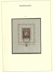LIECHTENSTEIN - 1912/2000, reichhaltige gest. Sammlung in zwei ...