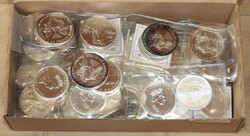 Interessanter Bestand von 73 Silberunzen verschiedener Gebiete, teils ...