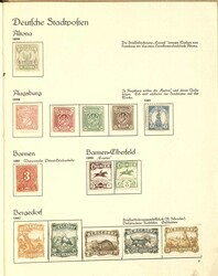DEUTSCHE STADTPOST - reichhaltige Sammlung im Ringordner, sowie im ...