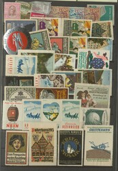 REKLAMEMARKEN - enormer Bestand Vignetten, Reklamemarken, ...