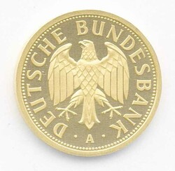 Bundesrepublik, Goldmark 2001A, in dem entsprechendenPlastikholder ...
