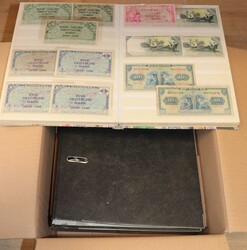 Reichhaltige Partie Banknoten, meist Deutsches Reich, bis zu 1 ...