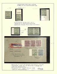 SBZ/WESTSACHSEN - reichhaltige Spezialsammlung im dicken ...