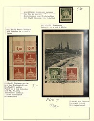 SBZ/OSTSACHSEN - interessante Spezialsammlung der Ausgabe Dresden auf ...