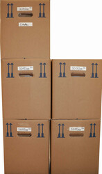 Europa, umfangreicher Münznachlass in fünf Umzugskartons mit ...