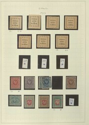LITAUEN - 1919/2007, schöne und reichhaltige Sammlung in zwei ...