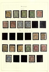 NORWEGEN - 1855/1994, umfangreiche Sammlung im dicken ...