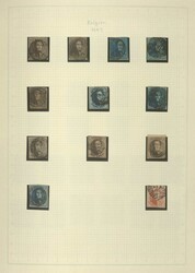 BELGIEN - 1849/2000, sehr umfangreiche Sammlung in vier dicken ...