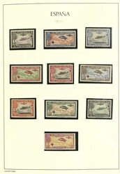 SPANIEN - 1926/99, umfangreiche Sammlung in drei dicken ...
