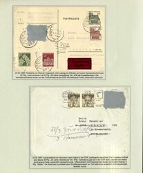 BUND/POSTKRIEG - großartige Spezialsammlung Postkriegsbriefe mit der ...