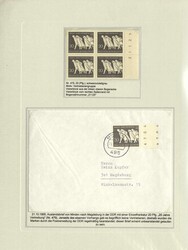 BUND/POSTKRIEG - sehr interessante Spezialsammlung Postkriegsbriefe ...