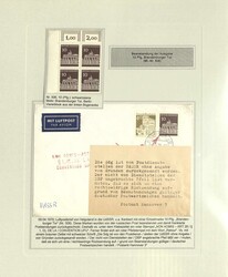 BUND/POSTKRIEG - sehr interessante Ausstellungs-Spezialsammlung ...