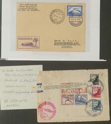 DEUTSCHLAND - reichhaltiger Bestand Briefe und Karten in vier Alben. ...