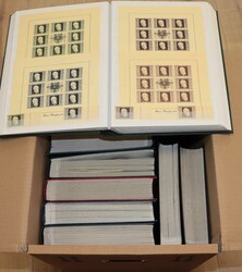 ÖSTERREICH - umfangreicher Bestand in 10 großen Einsteckbüchern, ...