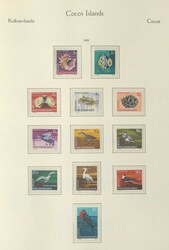 KOKOS-INSELN - 1969/2007, schöne Sammlung, fast nur postfr. ...
