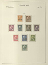 WEIHNACHTSINSEL - 1958/2006, reichhaltige Sammlung im KA/BE-Album. ...