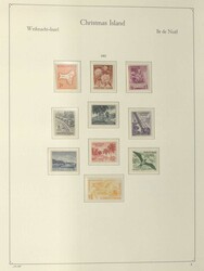 WEIHNACHTSINSEL - 1958/2006, reichhaltige Sammlung im KA/BE-Album. ...