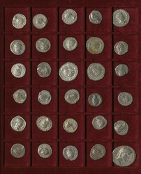 Rom, reichhaltige Kollektion von circa 120 Münzen mit gesuchten ...