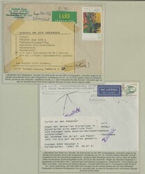 BUND/POSTKRIEG - außergewöhnliche Kollektion Postkriegsbriefe und ...