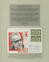 BUND/POSTKRIEG - sehr schöne Spezialsammlung Postkriegsbriefe mit ...