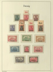 DANZIG - 1920/39, reichhaltige Sammlung im ...