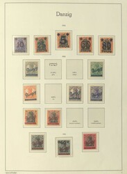 DANZIG - 1920/39, reichhaltige Sammlung im ...