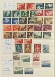 KROATIEN - 1941/45, reichhaltige Sammlung, vorwiegend in postfr. ...