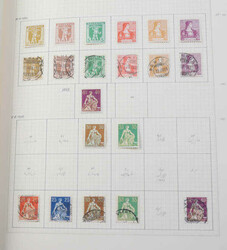 SCHWEIZ- 1854/1977, oft doppelt geführte Sammlung auf ...