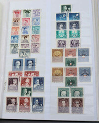 ÖSTERREICH - 1867/1989, Sammlung im dicken KA/BE-Album teils doppelt ...