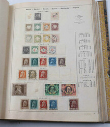 DEUTSCHLAND/EUROPA - urige alte Sammlung im Schaubek-Vordruckalbum, ...