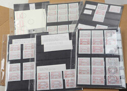 EUROPA - interessanter Bestand Automatenmarken mit Ausgaben ...