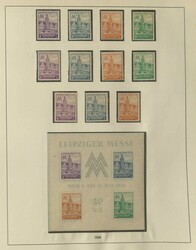 DEUTSCHLAND - Partie im Ringbinder, dabei ein interessanter Teil SBZ ...