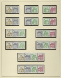 BUND - interessante Spezialsammlung der Ausgabe "BURGEN UND ...