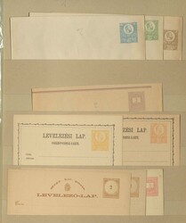 ÖSTERREICH/UNGARN - reichhaltige Partie nur alter Ganzsachen mit ...