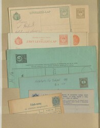 ÖSTERREICH/UNGARN - reichhaltige Partie nur alter Ganzsachen mit ...