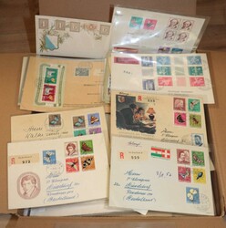 SCHWEIZ - reichhaltiger Bestand Briefe und Belege im Karton mit ...