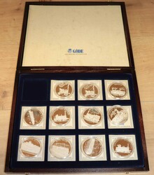 Partie von 11 Silbermedaillen aus dem Göde-Abonnement mit ...