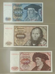 Deutschland, reichhaltige Kollektion Geldscheine von gebraucht bis ...