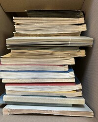 Reichhaltiger Nachlass in drei Kartons, dabei zahlreiche Anstecker ab ...